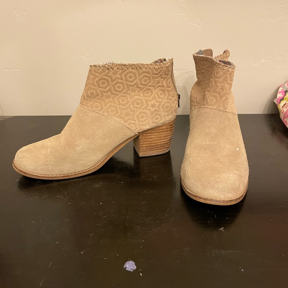 TOMS Suede Booties